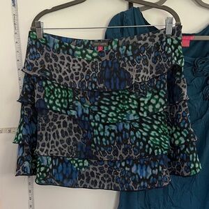 Vince Camuto Multicolor Tiered Skirt